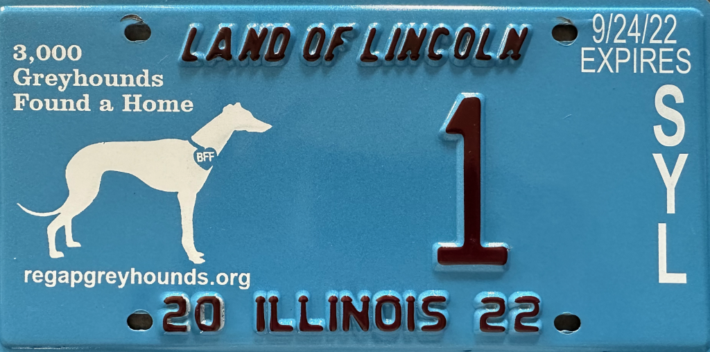 2023 Special Event License Plate – REGAP of Illinois